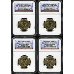 2007-P $1 John Adams MS64 NGC