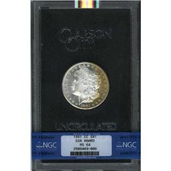 1881-CC $1 MS64 NGC