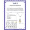 Image 2 : Genuine 2.03 ctw Pearl & Diamond Necklace 14KT White Gold - REF-22K2V