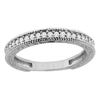 Image 1 : 0.15 CTW Diamond Ring 14K White Gold - REF-41V3R