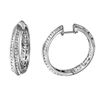 Image 1 : Natural 3.53 CTW Diamond Earrings 14K White Gold - REF-320F4M