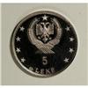 Image 1 : Albania Three Piece 1968 Silver Proof Set, 5, 10