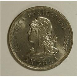 Angola Portuguese Colonial 50 Centavos 1927,