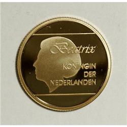Aruba Dutch Colonial gold 50 Florin 1991, KM9,