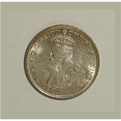 Australia George V silver Sixpence 1928, KM-25,