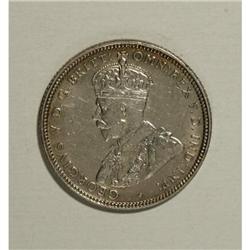 Australia George V silver Shilling 1917-M,