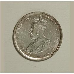 Australia George V silver Shilling 1920-M,