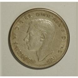 Australia George V silver Crown 1938, KM-34,