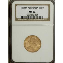 Australia: Victoria Old Head gold Sovereign 1895
