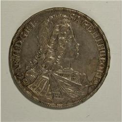 Austria Charles VI Taler 1738/7 Graz, Dav-1042,
