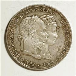 Austria Franz Joseph I 2 Florin 1879, KM-XM5,