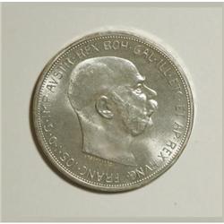 Austria Franz Joseph I 5 Corona 1909, KM2813,