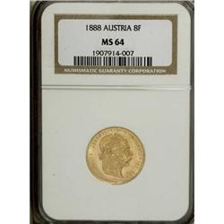 Austria Franz Joseph I gold 20 Francs/8 Florin