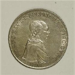 Austria: Gurk. Bishopric 20 Kreuzer 1806, KM1, X