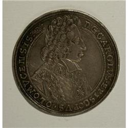 Austria Olmutz. Karl III Josef Taler 1703/2,