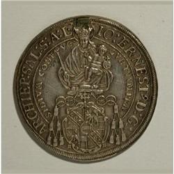 Austria Salzburg. Johan Ernst Taler 1698/7,
