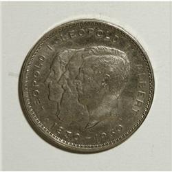 Belgium Albert I 10 Francs 1930-FL, KM100, nice