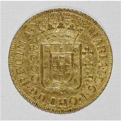 Brazil Maria of Portugal gold 4000 Reis 1804/2,