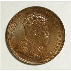 British Honduras Edward VII bronze Cent 1904,