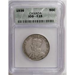 Canada Victoria silver 50 Cents 1870,