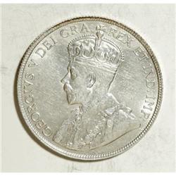 Canada Newfoundland. George V silver 50 Cents