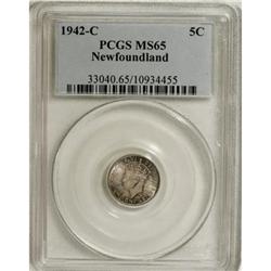 Canada Newfoundland. George V silver 5 Cents