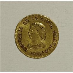 Colombia Nueva Granada gold Peso 1840/39-RS