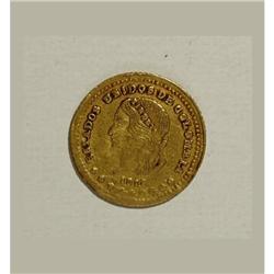 Colombia Estados Unidos gold Peso 1873/2