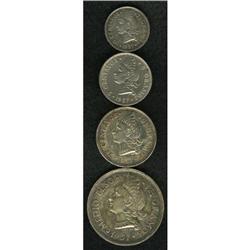 Dominican Rep. Republic 1937 Type Trio,