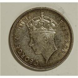 Fiji George VI nickel Florin 1937, KM-10,