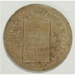 France Republique Sol 1793BB, KM619.4, choice