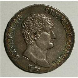 France Napoleon silver 1/2 Franc AN12, KM-655.1,