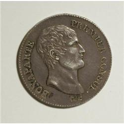 France Napoleon silver 5 Francs ANXI-A,