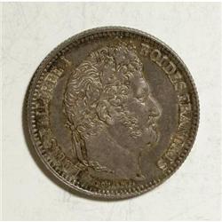 France Louis Philippe I silver 2 Francs 1848-A,