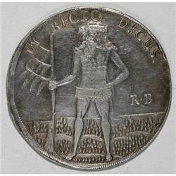 KM35, toned XF, lightly polished long ago, very attract