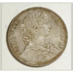 German States Frankfurt. Taler 1859, KM360,