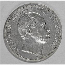 German States Prussia. Wilhelm Taler 1866A,