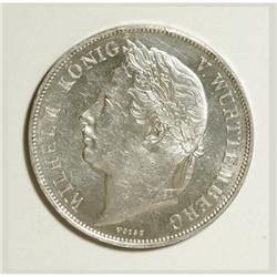 German States Wurttemberg. Wilhelm Gulden 1841,