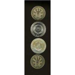 Germany East Germany. Four Coin Lot, KM24 and