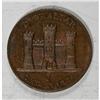 Image 2 : Gibraltar Pair of Copper Tokens,