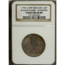 Great Britain Copper conder token of Coventry: