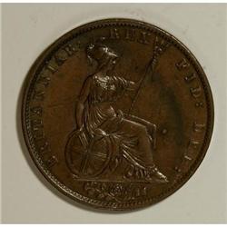 Great Britain Halfpenny 1837, William IV, very