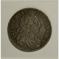 Great Britain William III Crown 1696. S-3470,