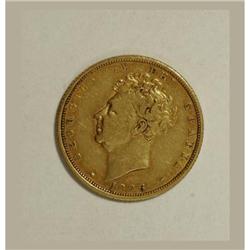 Great Britain George IV Sovereign 1826, S-3801,