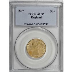 Great Britain Victoria Sovereign 1857,