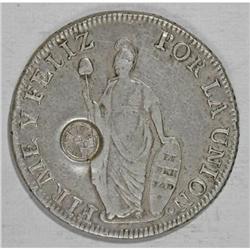 Guatemala Republic Type IV Counterstamp,