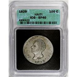 Haiti Pair of ICG Certified Haiti, KM-A23 100