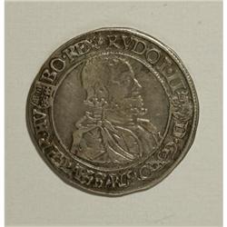 Hungary Rudolf II 1/4 Taler 1585-KB, Huszar