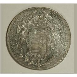 Hungary Joseph II Taler 1783-B, Dav-1168, choice