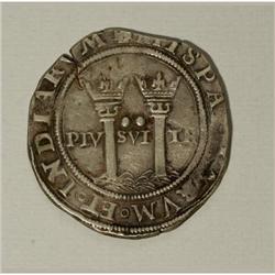 Mexico Carlos and Juana 2 Reales ND (1516-56), L